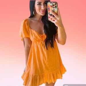 Bright orange Impeccable Pig dress